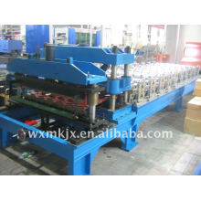 Glazed steel roll forming machine